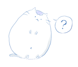 Pillow and cat Yumeko. sticker #1036299