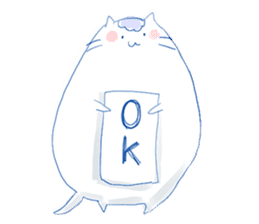 Pillow and cat Yumeko. sticker #1036308