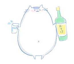 Pillow and cat Yumeko. sticker #1036310