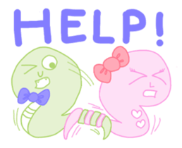 Lazy & Ugly (LU Snakes) sticker #1036685