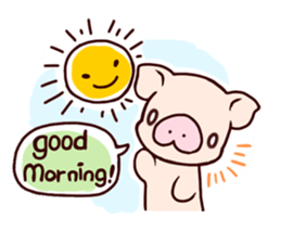 Fuzz piggy sticker #1037364