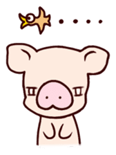 Fuzz piggy sticker #1037373