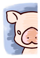 Fuzz piggy sticker #1037380