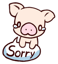 Fuzz piggy sticker #1037386