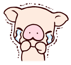 Fuzz piggy sticker #1037395