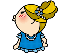FUKIGEN Princess sticker #1038087