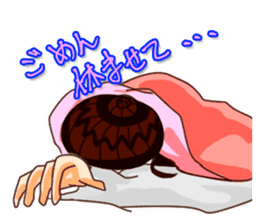 Dumpling princess & mister Heart man sticker #1038170