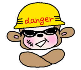 UKKEY MONKEY(English version) sticker #1038727