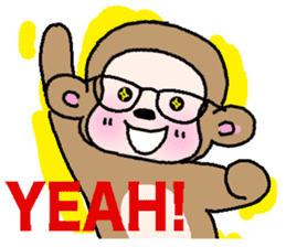 UKKEY MONKEY(English version) sticker #1038749