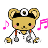 Dr. Kumasan sticker #1038985