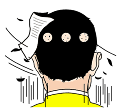 Bald Angel sticker #1039236