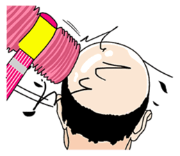 Bald Angel sticker #1039239