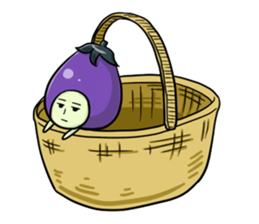 NASUO of an eggplant sticker #1039602