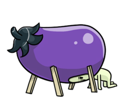 NASUO of an eggplant sticker #1039612