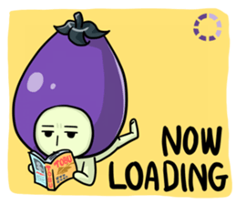 NASUO of an eggplant sticker #1039614