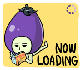 NASUO of an eggplant sticker #1039614