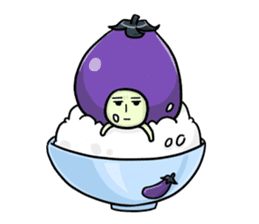 NASUO of an eggplant sticker #1039615