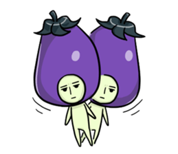 NASUO of an eggplant sticker #1039618