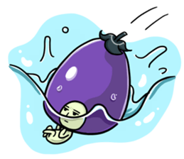 NASUO of an eggplant sticker #1039624