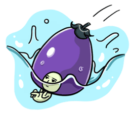 NASUO of an eggplant sticker #1039624