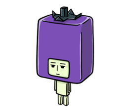 NASUO of an eggplant sticker #1039629
