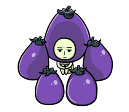 NASUO of an eggplant sticker #1039632