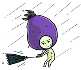 NASUO of an eggplant sticker #1039638