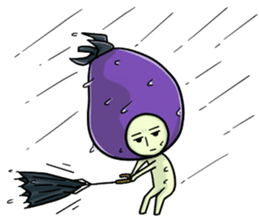 NASUO of an eggplant sticker #1039638