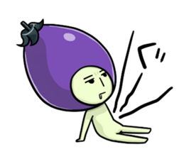 NASUO of an eggplant sticker #1039639