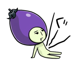 NASUO of an eggplant sticker #1039639