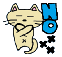 The Sticker of a comfortable nya-ko sticker #1039725