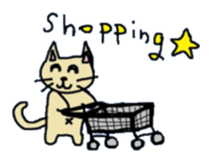 The Sticker of a comfortable nya-ko sticker #1039733