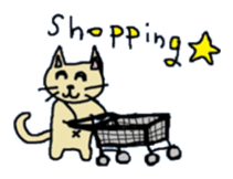 The Sticker of a comfortable nya-ko sticker #1039733