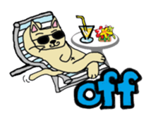 The Sticker of a comfortable nya-ko sticker #1039755