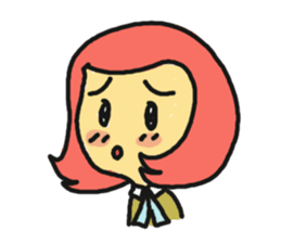 Cheers with the Momo Girl sticker #1039763