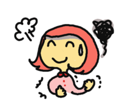 Cheers with the Momo Girl sticker #1039783