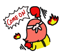 Cheers with the Momo Girl sticker #1039785