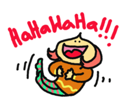 Cheers with the Momo Girl sticker #1039797