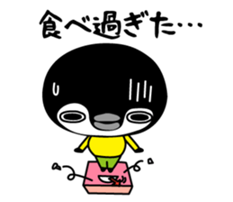 Sickly Penguin sticker #1040116