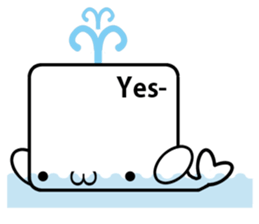 [Okim]Albino Whale 'Whaly' sticker #1040447