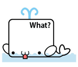 [Okim]Albino Whale 'Whaly' sticker #1040456