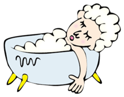 Shampoo Girl sticker #1040928