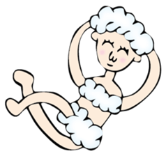 Shampoo Girl sticker #1040932