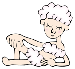 Shampoo Girl sticker #1040947