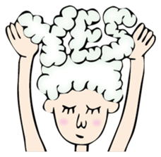 Shampoo Girl sticker #1040955