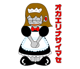 Maid robot maid Ando sticker #1040963