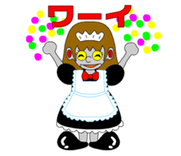 Maid robot maid Ando sticker #1040973