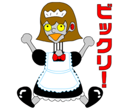 Maid robot maid Ando sticker #1040975