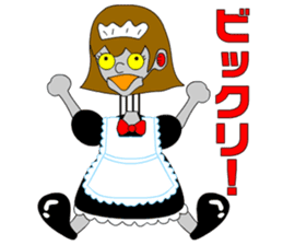 Maid robot maid Ando sticker #1040975