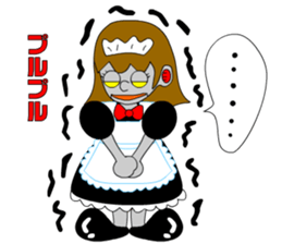 Maid robot maid Ando sticker #1040981